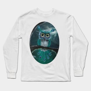 peacock owl Long Sleeve T-Shirt